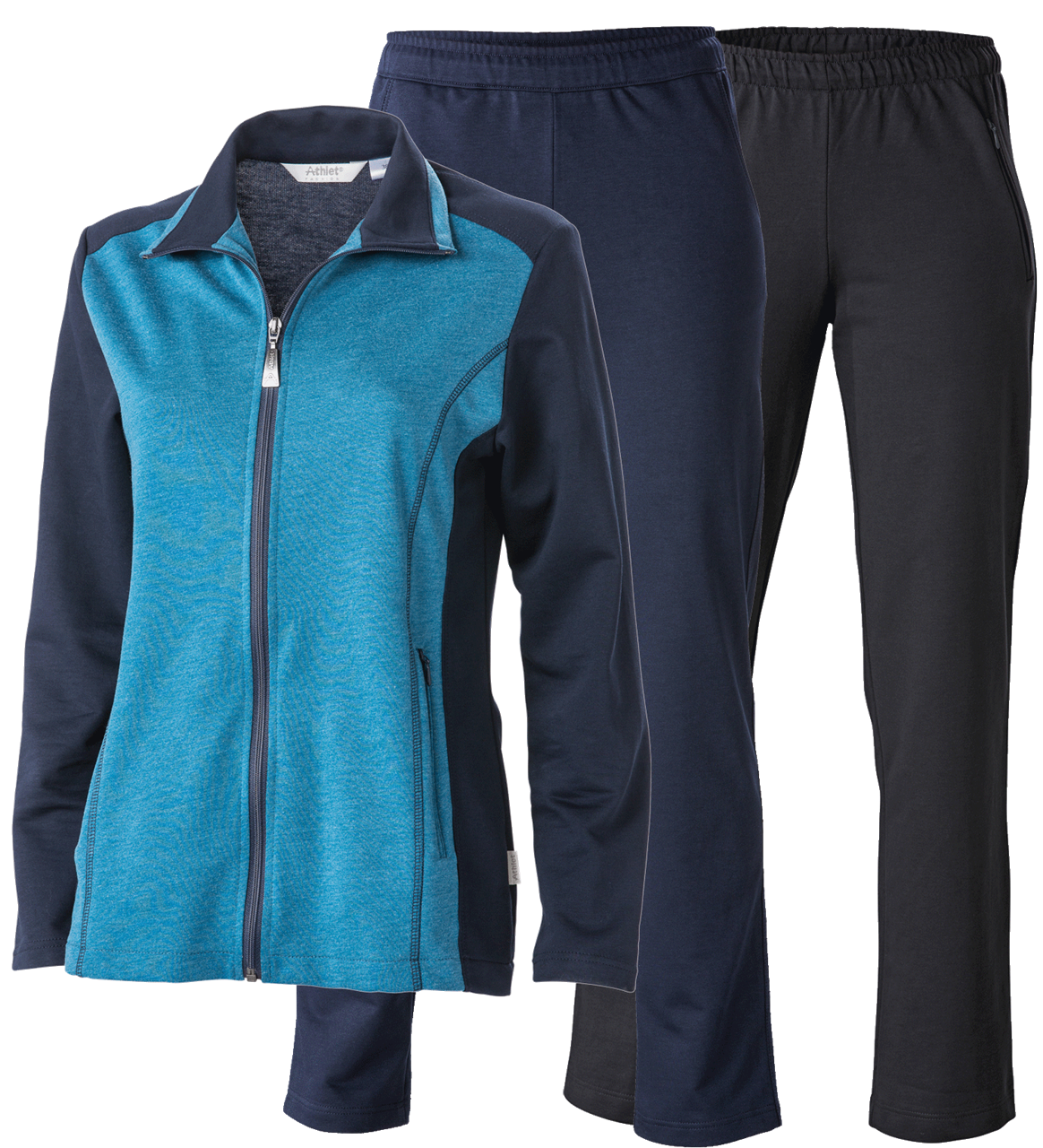 Bild von 3-teiliges Set Athlet-Freizeitanzug zzügl. einer Hose für Damen von Athlet