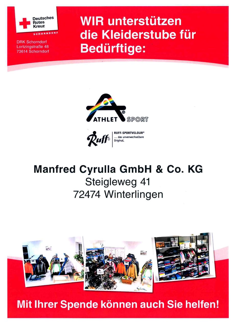 Bild von Wir unterstützen die Kleiderstube für Bedürftige
